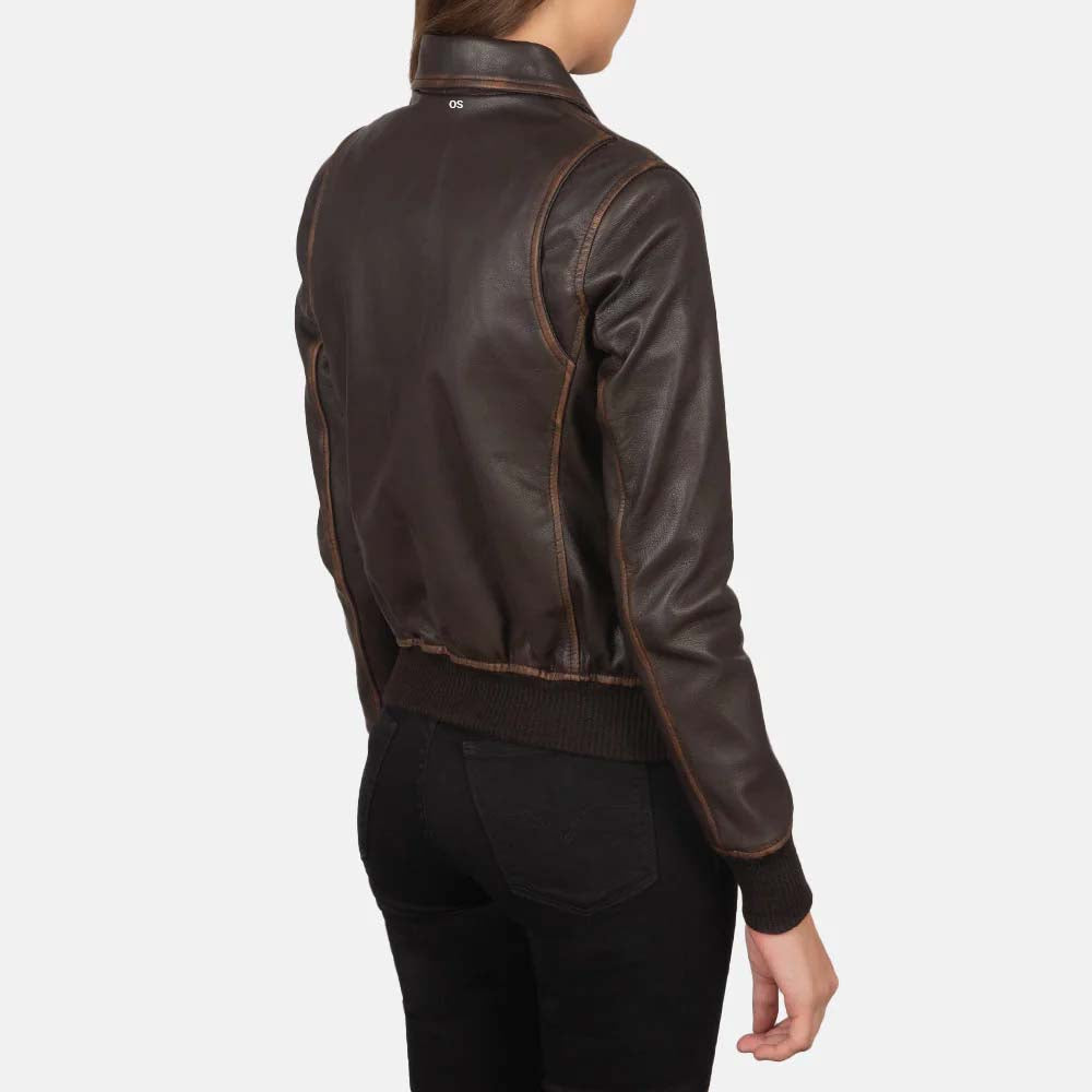 Custom Olabisi Sanusi Leather Jacket