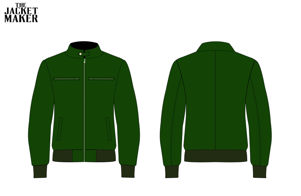 Custom Travis Wiedower Leather Jacket