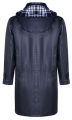 Mens Leather Duffle Classic Coat-Aylesbury