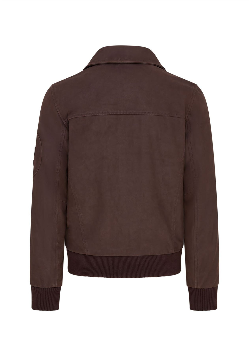 Mens A2 Cowhide Leather Bomber Jacket-Eura