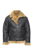 Mens RAF Sheepskin Leather Aviator Jacket-Colchester