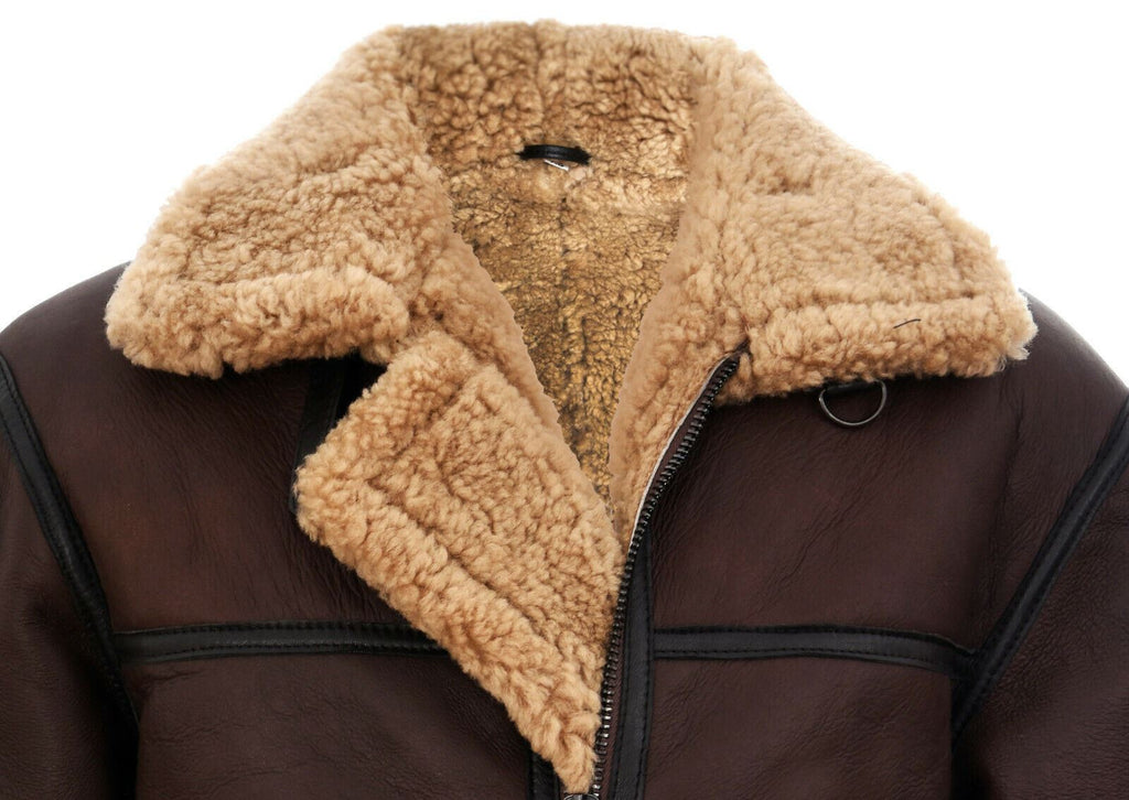 Mens B3 Shearling Sheepskin Aviator Jacket-Gloucester