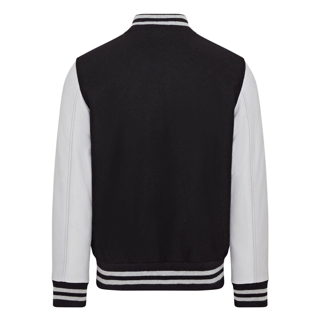 Letterman Baseball Wool Leather Varsity Bomber Jacket - Genoa