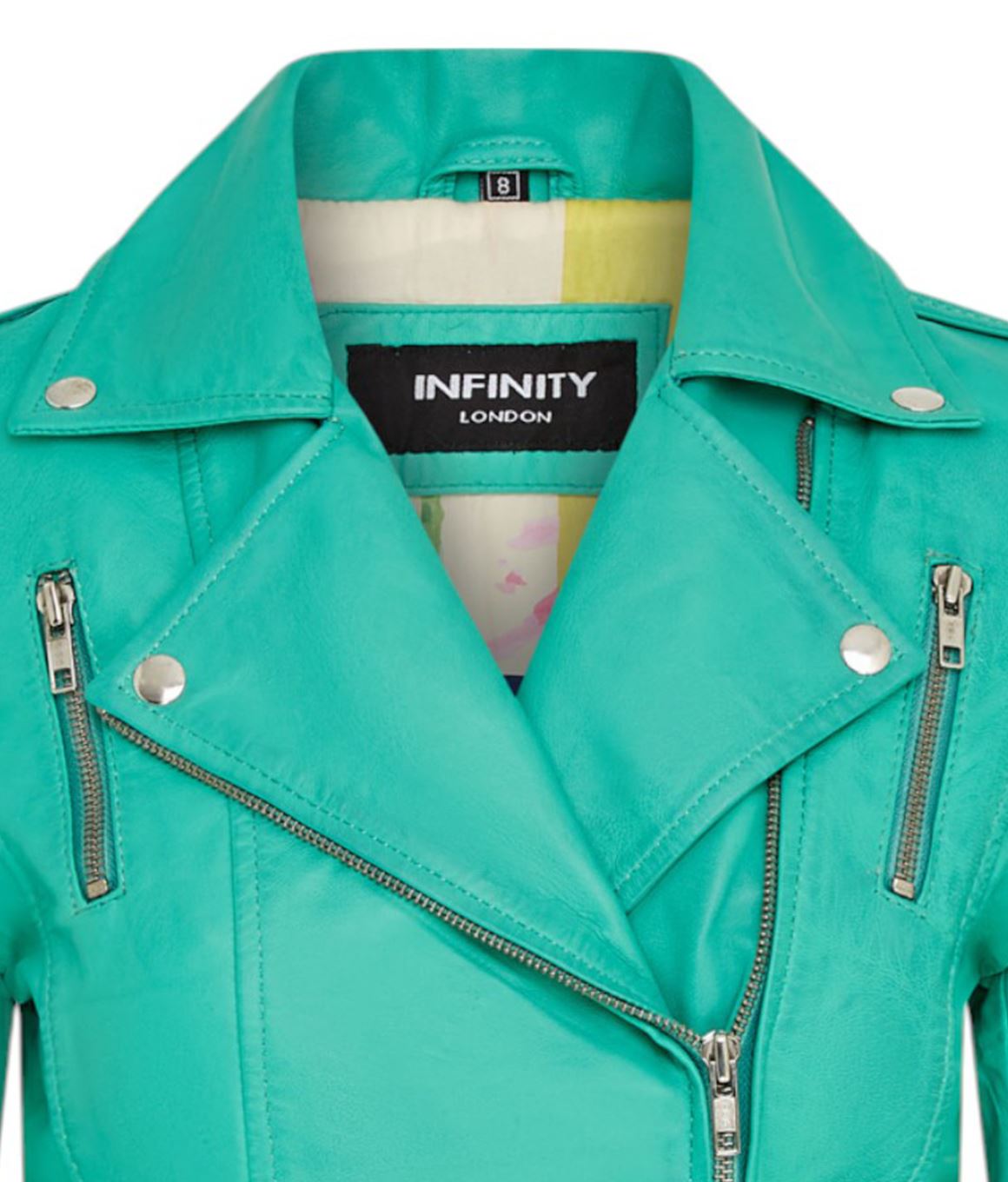 Womens Leather Vintage Brando Biker Jacket-Orlando