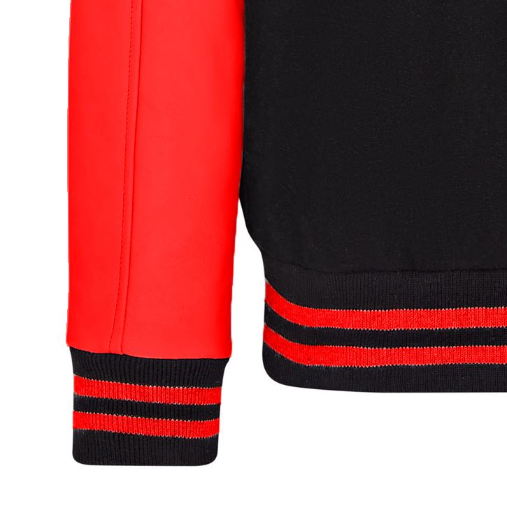 Letterman Baseball Wool Leather Varsity Bomber Jacket - Genoa