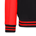 Letterman Baseball Wool Leather Varsity Bomber Jacket - Genoa