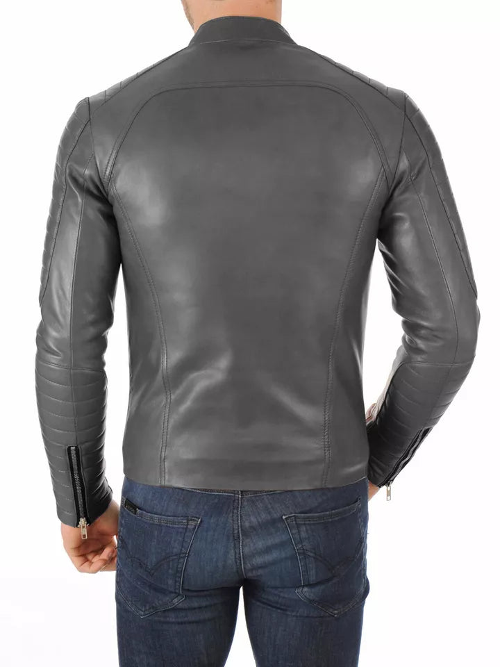 Jaket Kulit Bikers Motor KM040
