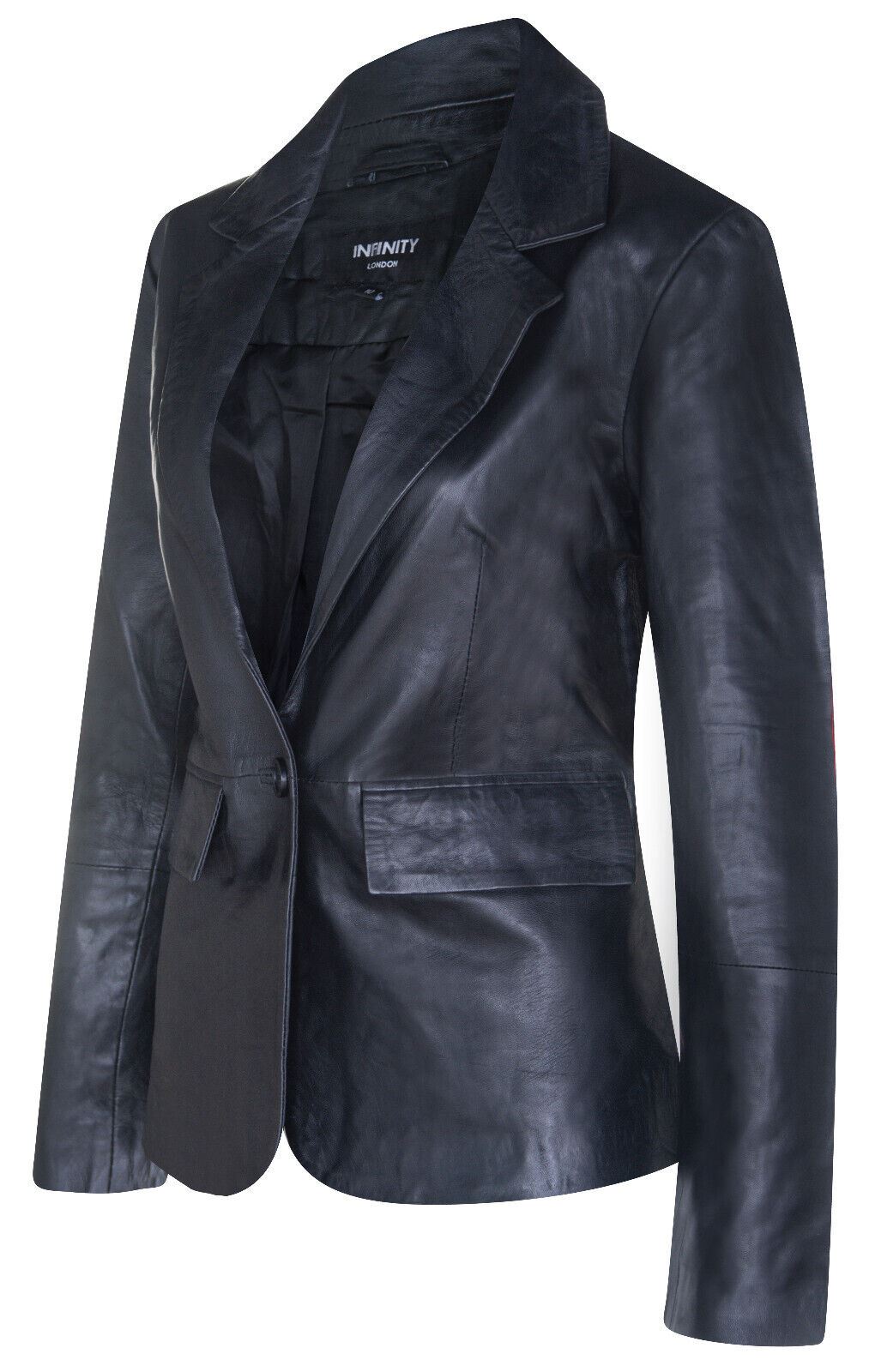 Womens Soft Leather Blazer Jacket-Apeldoorn