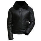 Men's B3 Aviator Shearling Sheepskin Leather Bomber Flying Jacket