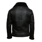 Men's B3 Aviator Shearling Sheepskin Leather Bomber Flying Jacket