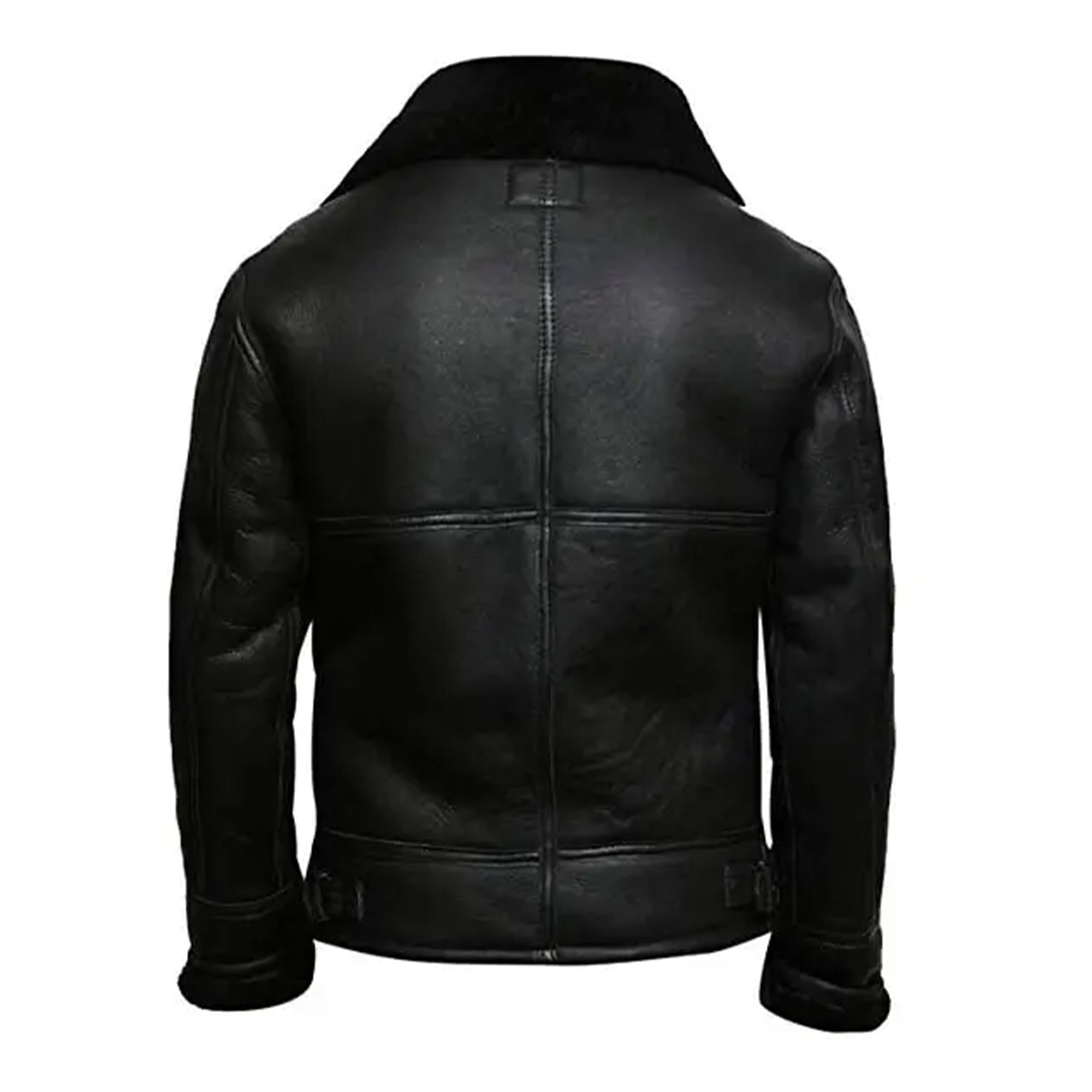 Men's B3 Aviator Shearling Sheepskin Leather Bomber Flying Jacket