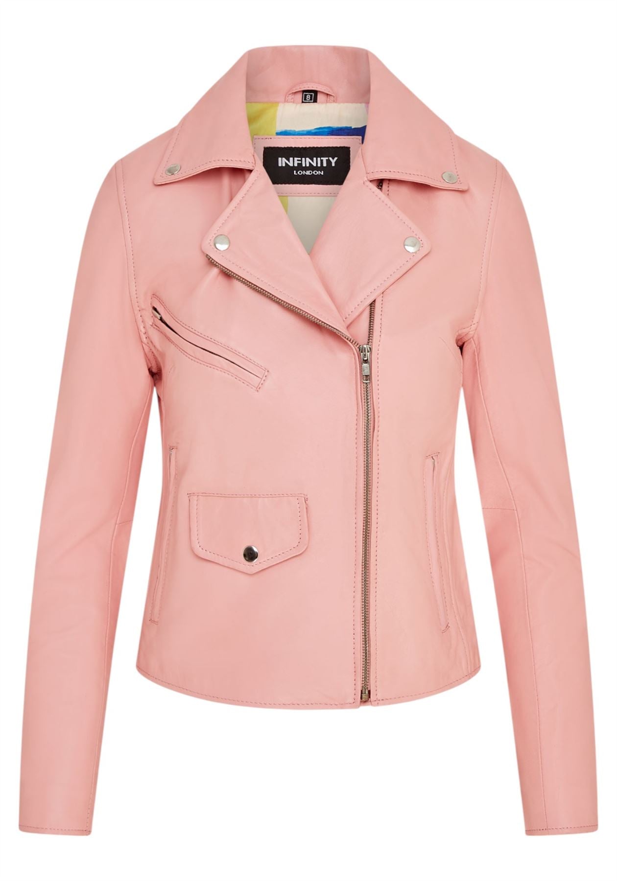 Women's Classic Brando Biker Leather Jacket - Broome