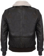 Mens Air Force A2 Cowhide Bomber Jacket-Montreal