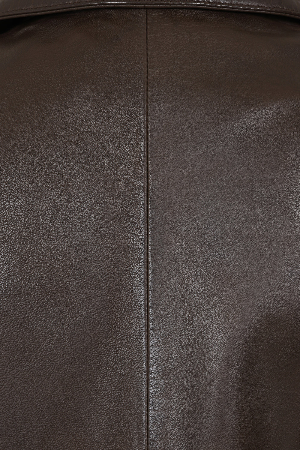 Women's Classic Brown Nappa Leather Jacket - DEBBIE