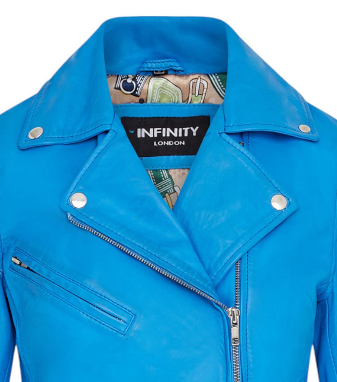 Women's Classic Brando Biker Leather Jacket - Broome