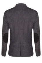 Womens 1920s  Grey Wool Classic Vintage Retro Blazer