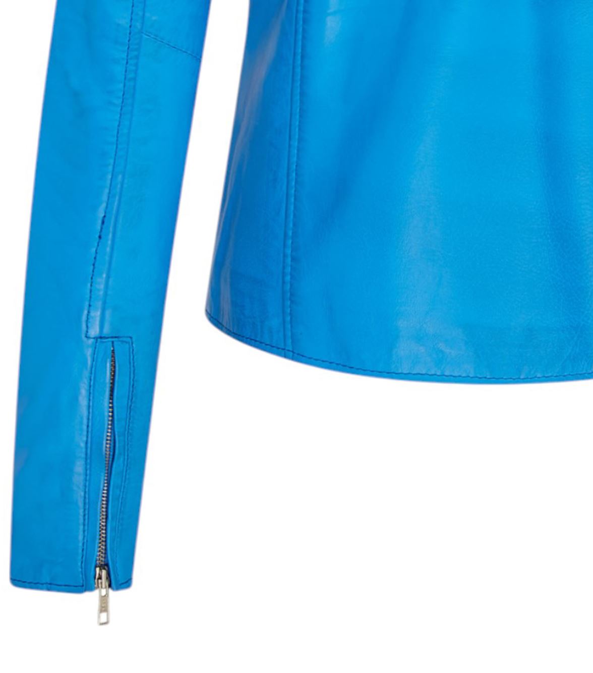 Women's Classic Brando Biker Leather Jacket - Broome