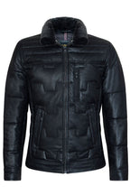 Men's Leather Quilted Biker Jacket - Guayaquil
