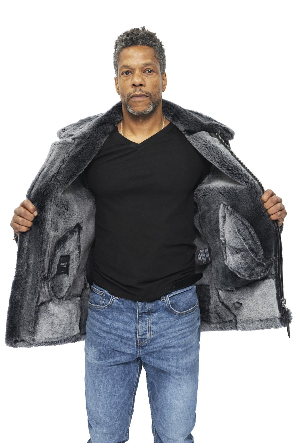Mens B3 Aviator Flying Sheepskin Jacket-Alhambra