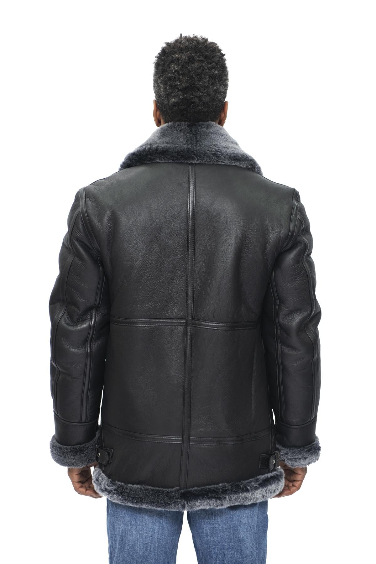 Mens B3 Aviator Flying Sheepskin Jacket-Alhambra