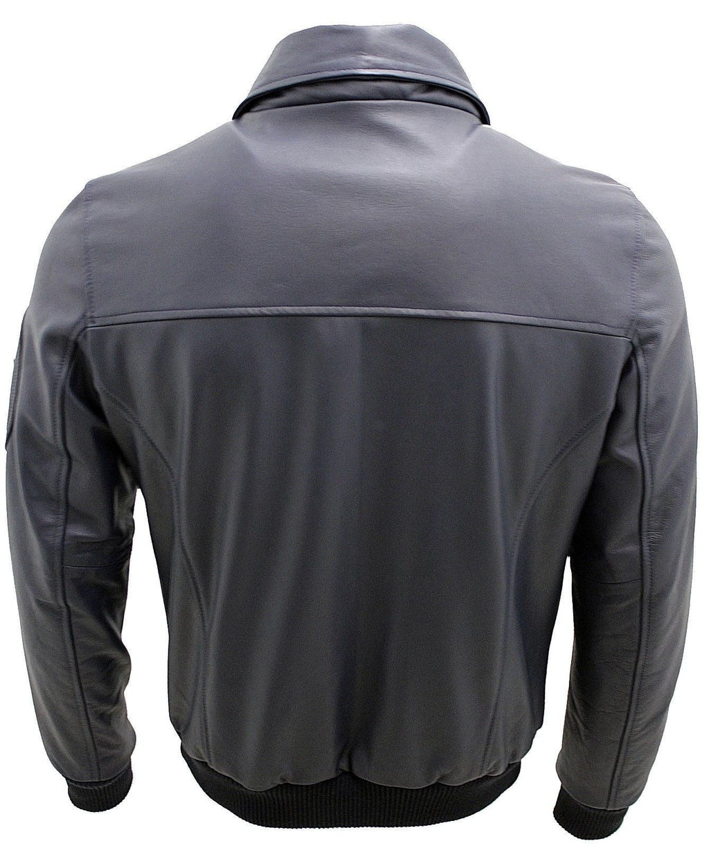 Mens Cowhide Analine Leather A2 US Airforce Bomber Jacket