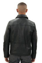 Men's Harrington Cow Hide Leather Jacket-Lima