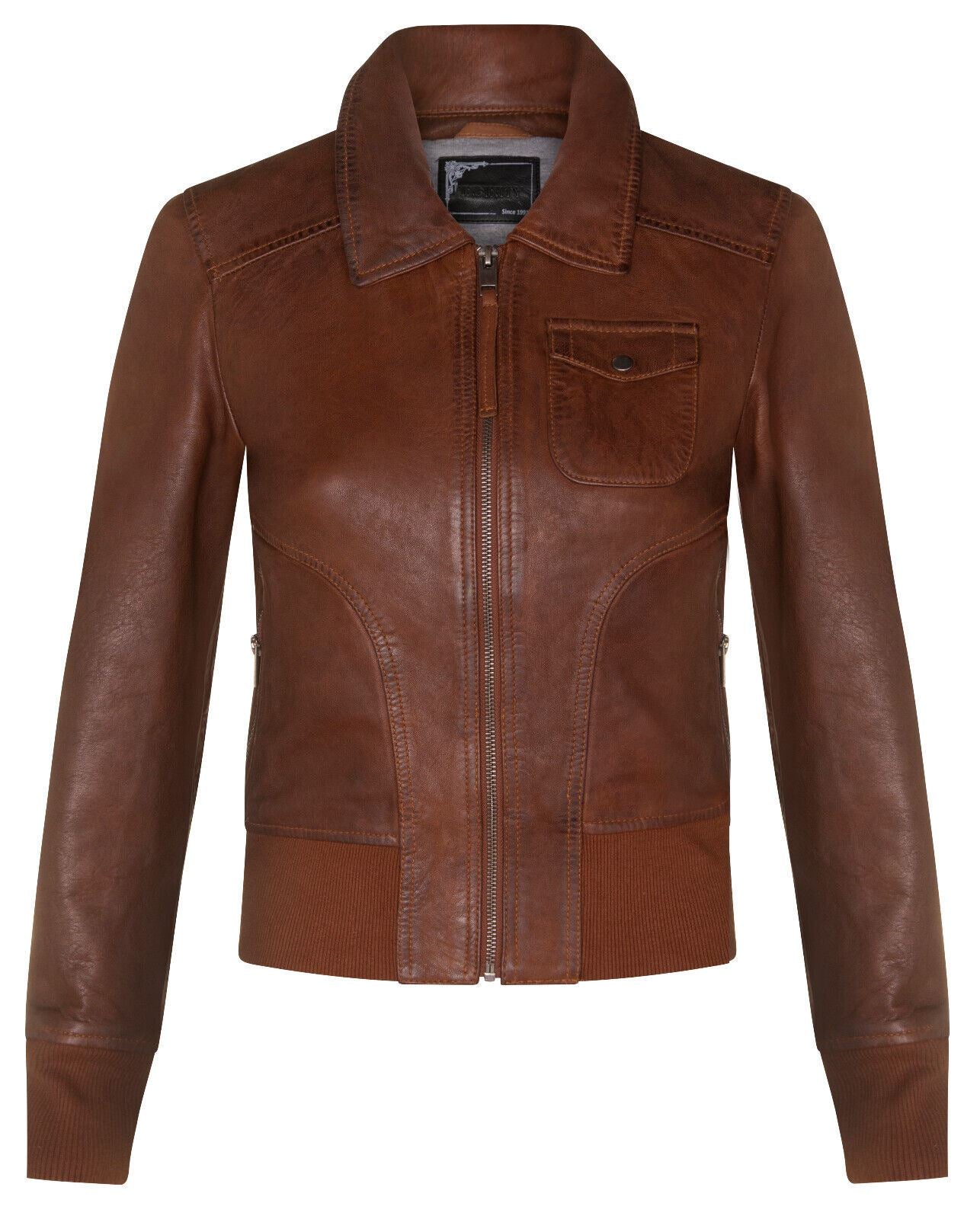 Womens  MA-1 Varsity Bomber Jacket-Modbury