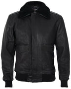 Mens Air Force A2 Cowhide Bomber Jacket-Montreal