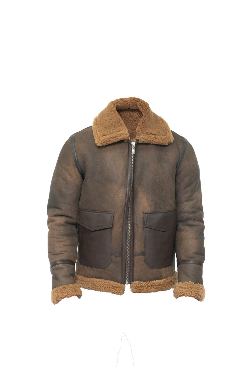 Mens Antique B3 Sheepskin Jacket-Aviles