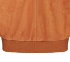 Mens Soft Goat Suede MA-1 Varsity Bomber Jacket  - Dalian