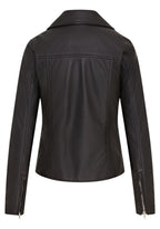 Women's Classic Brando Biker Leather Jacket - Broome