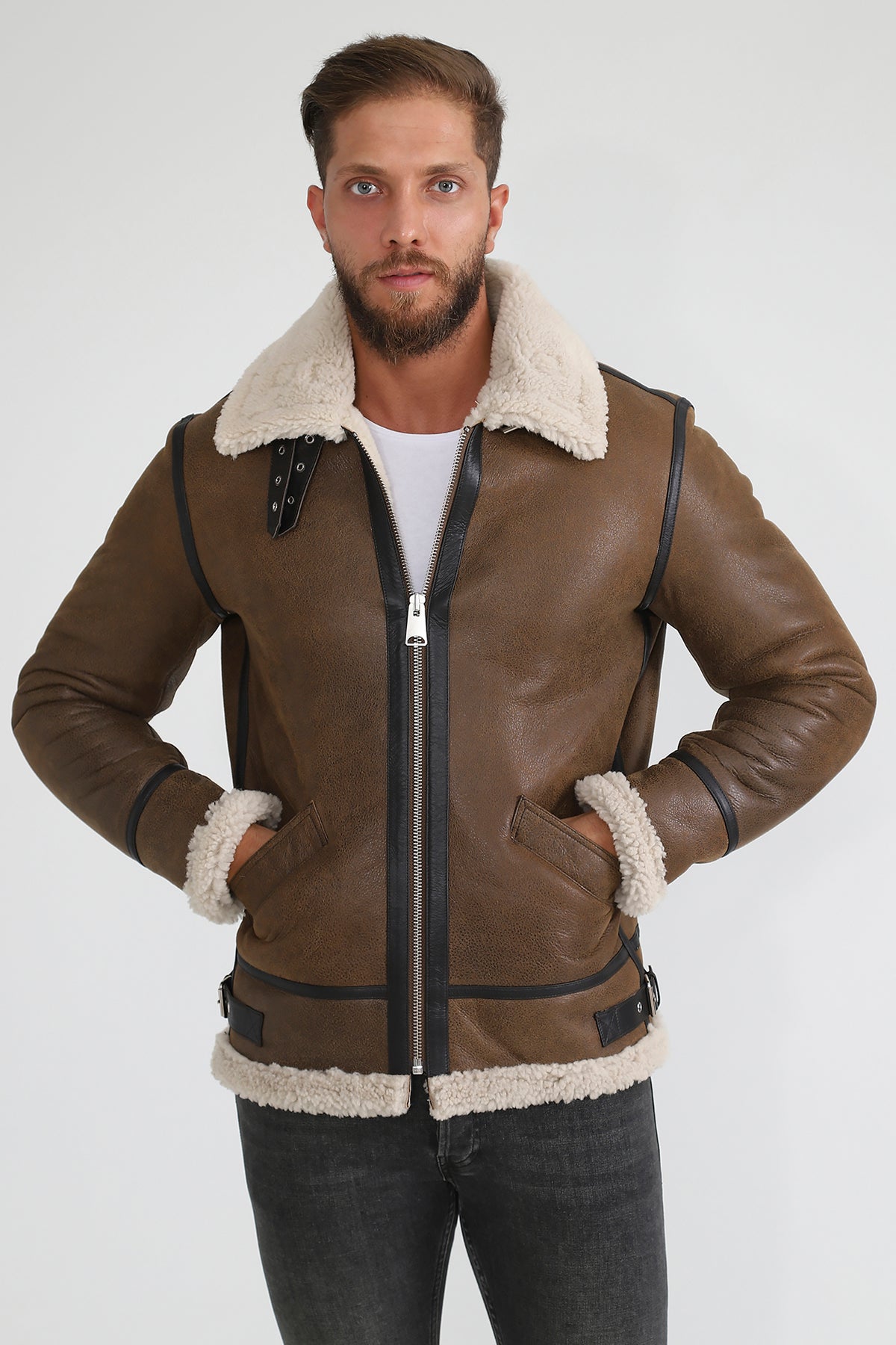 Frederick Sheepskin Aviator Jacket