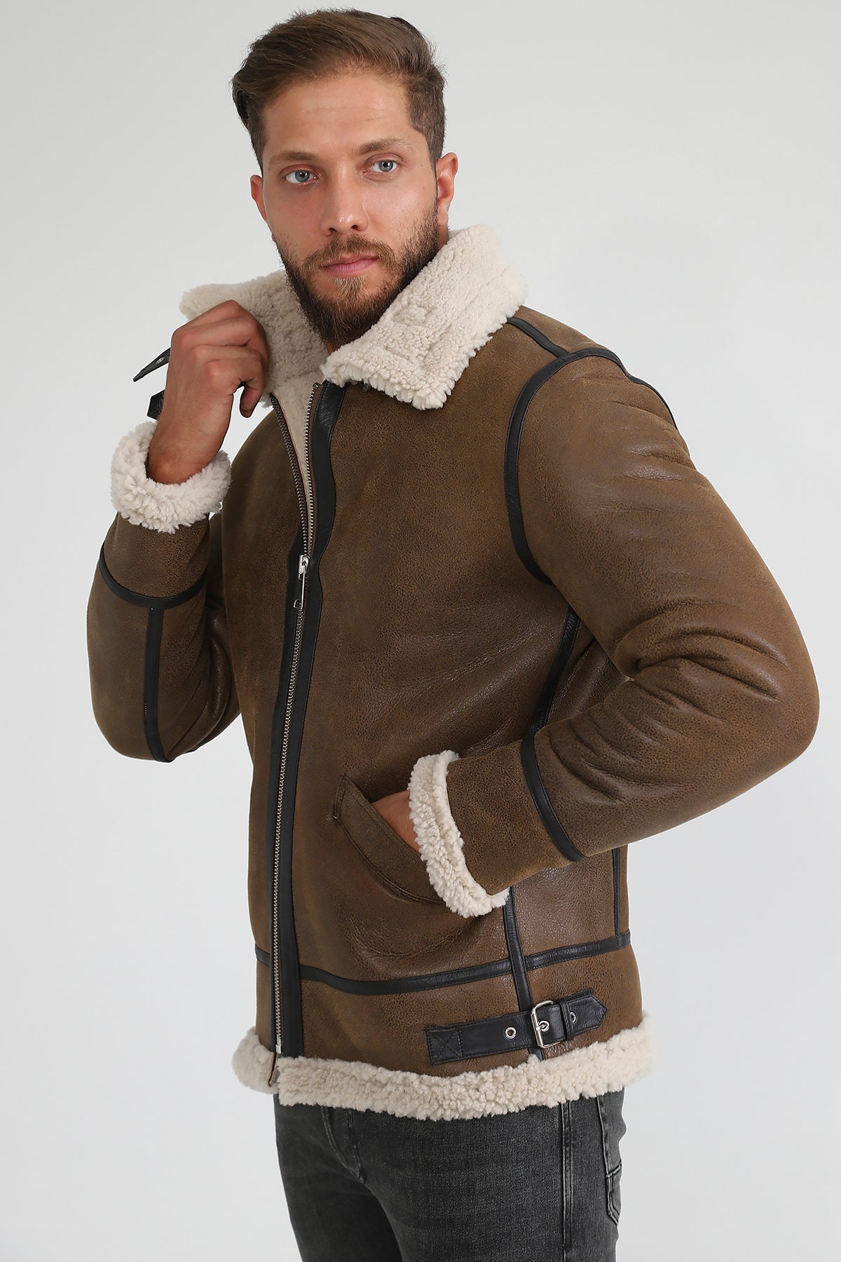 Frederick Sheepskin Aviator Jacket