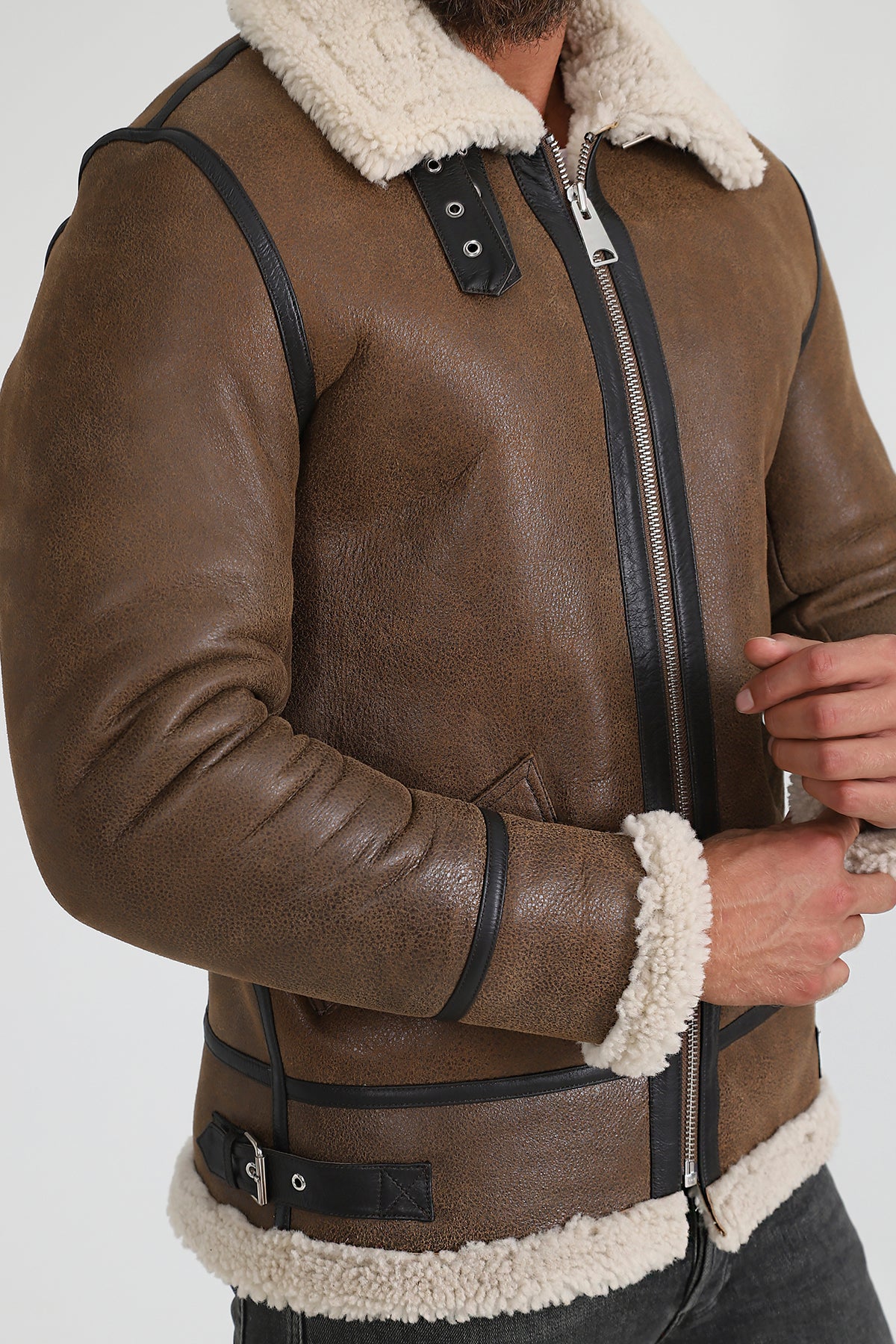 Frederick Sheepskin Aviator Jacket