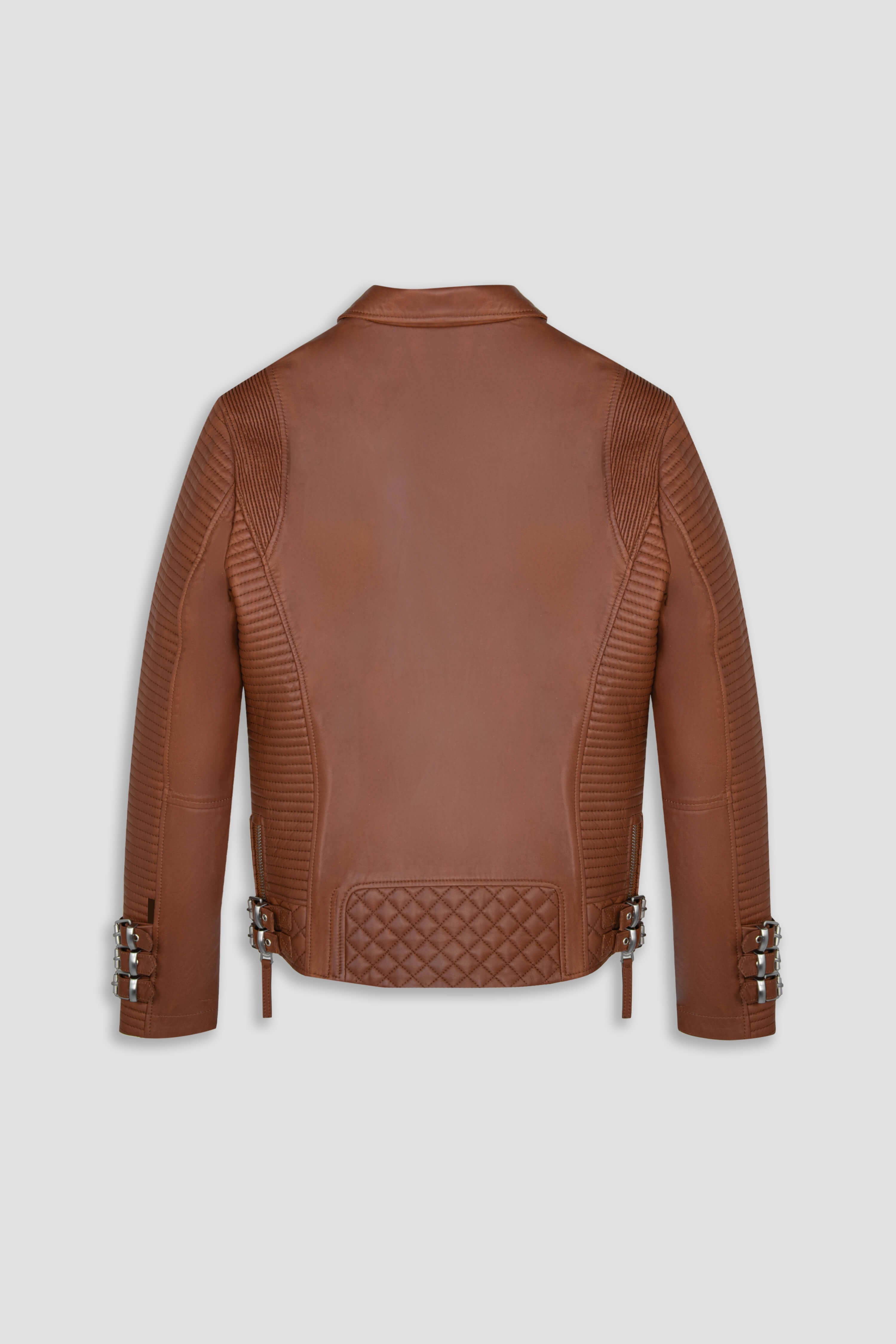 Alexander 3.0: Retro Brown Leather Jacket