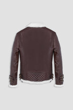 Alexander 3.0 Antique Brown: Shearling Jacket (Man)