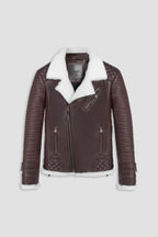 Alexander 3.0 Antique Brown: Shearling Jacket (Man)