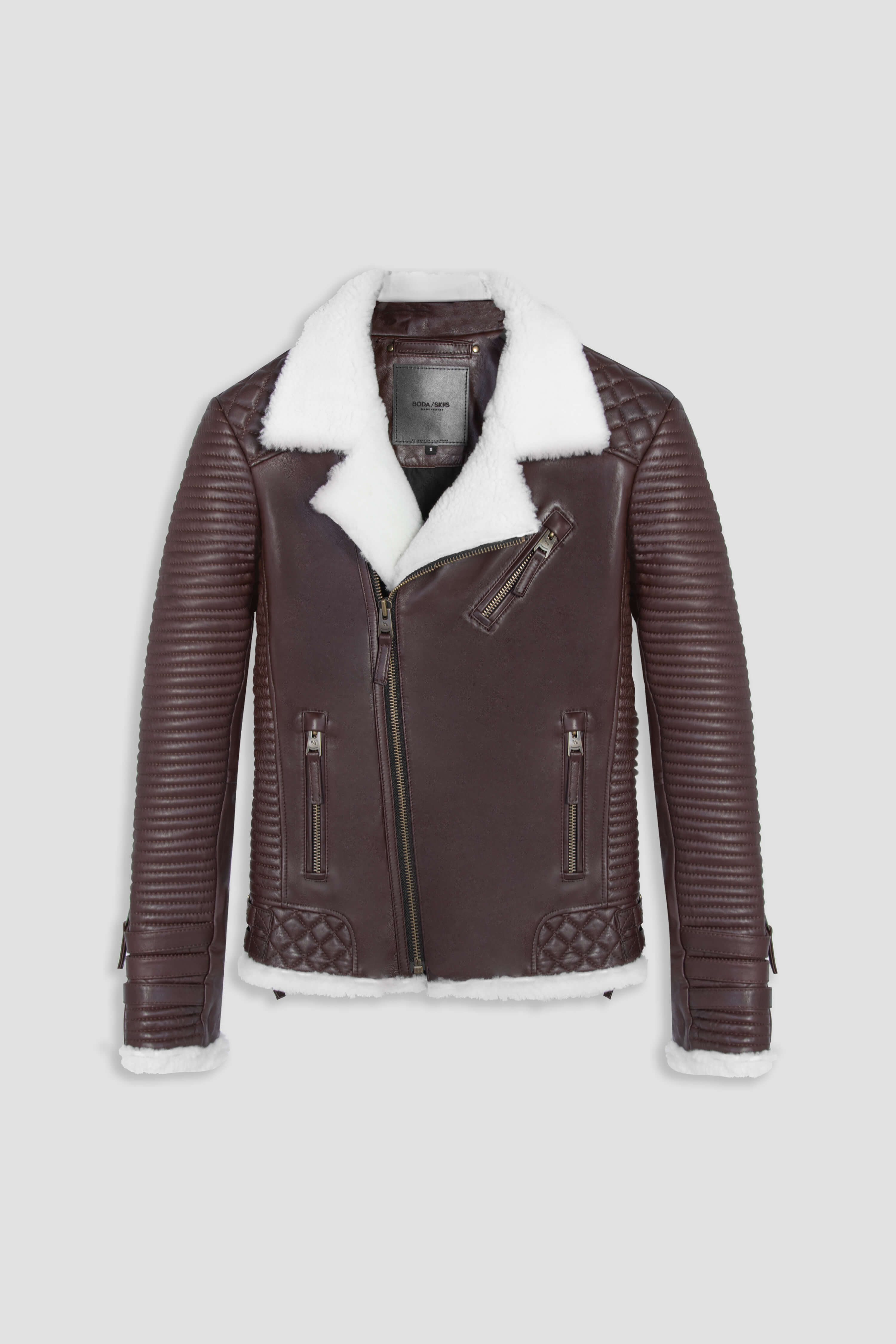 Alexander 3.0 Antique Brown: Shearling Jacket (Man)