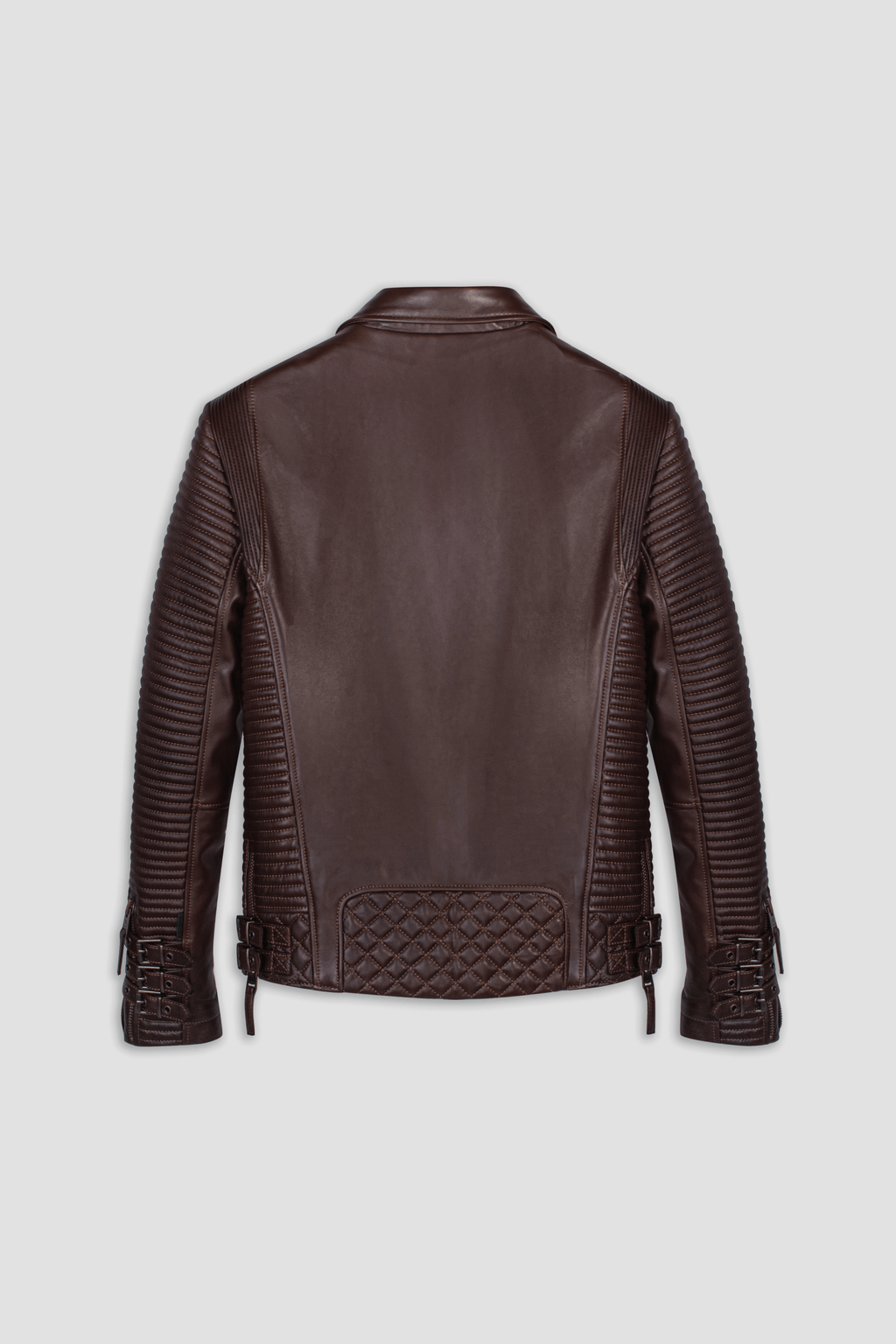 Alexander 3.0 Tall: Antique Brown Leather Jacket (Man)