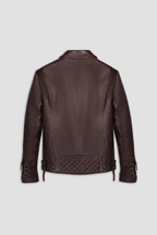 Alexander 3.0 Tall: Antique Brown Leather Jacket (Man)