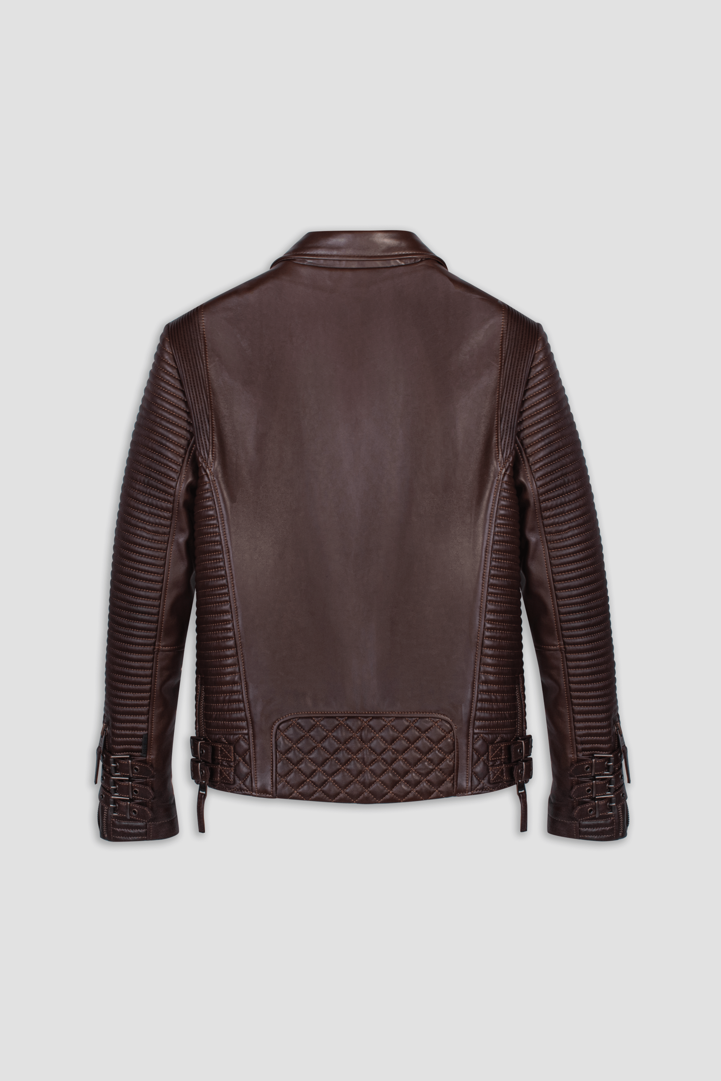 Alexander 3.0 Tall: Antique Brown Leather Jacket (Man)