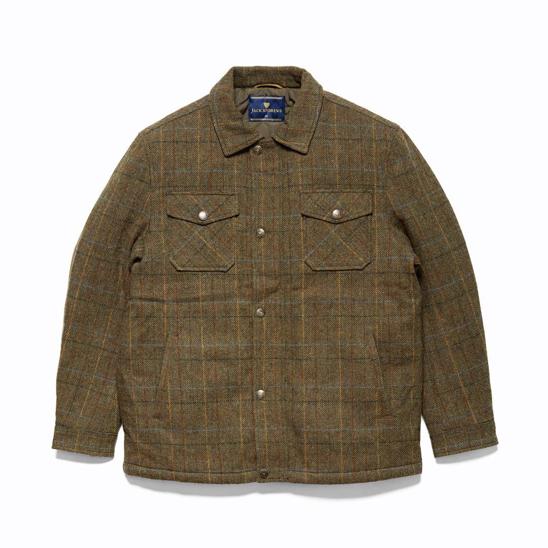 Aberdeen Wool Jacket | Fir Heather