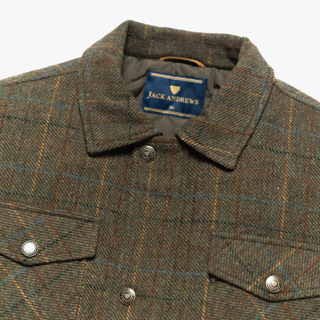 Aberdeen Wool Jacket | Fir Heather
