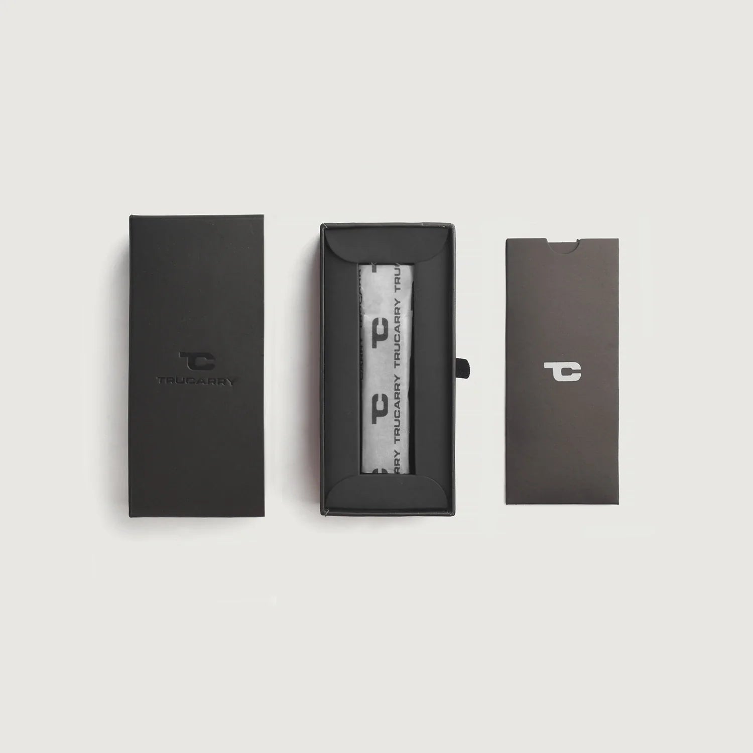 Adkins Black Leather Keychain