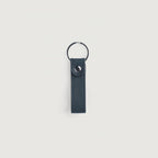 Adkins Blue Leather Keychain