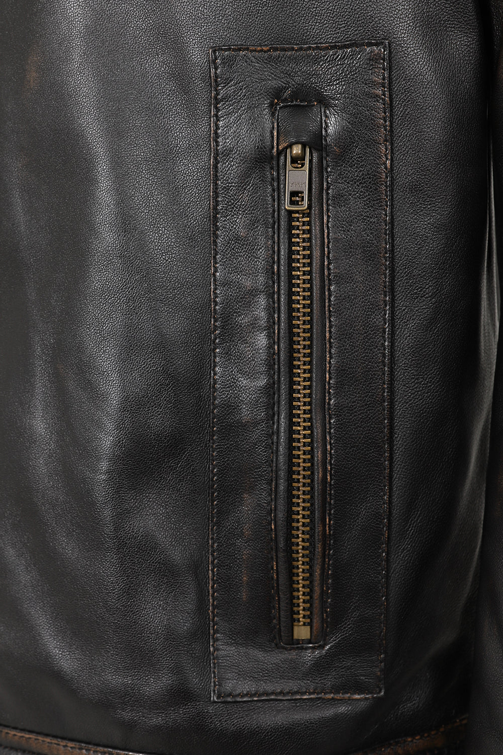 ARMANDO Men's Genuine Nappa Leather Jacket - Classic Brown