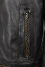 ARMANDO Men's Genuine Nappa Leather Jacket - Classic Brown