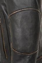 ARMANDO Men's Genuine Nappa Leather Jacket - Classic Brown