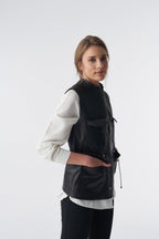 Zoe Leather Vest