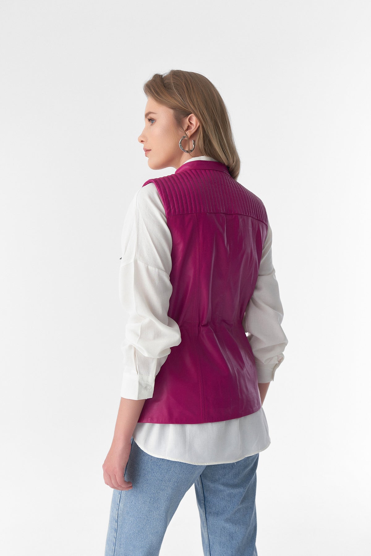 Zoe Leather Vest